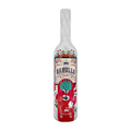 A 750ml bottle of Barullo Spicy Watermelon Sandía Liqueur—a vibrant, Mexican-inspired spirit—adorned with a colorful label displaying watermelon, chili, and agave illustrations, and “Hecho en Mexico” text at the top.